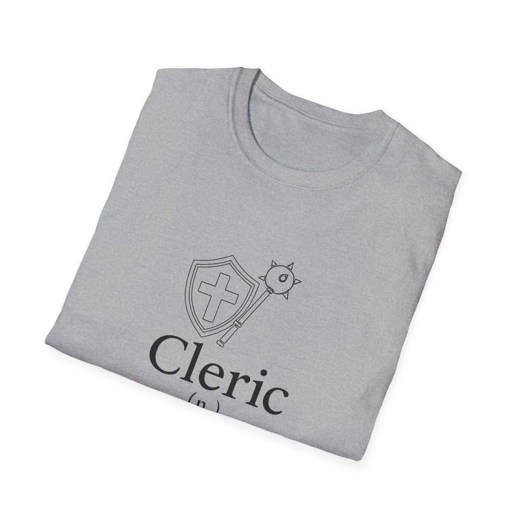 Cleric Class T-Shirt - Funny Dungeons & Dragons Tee
