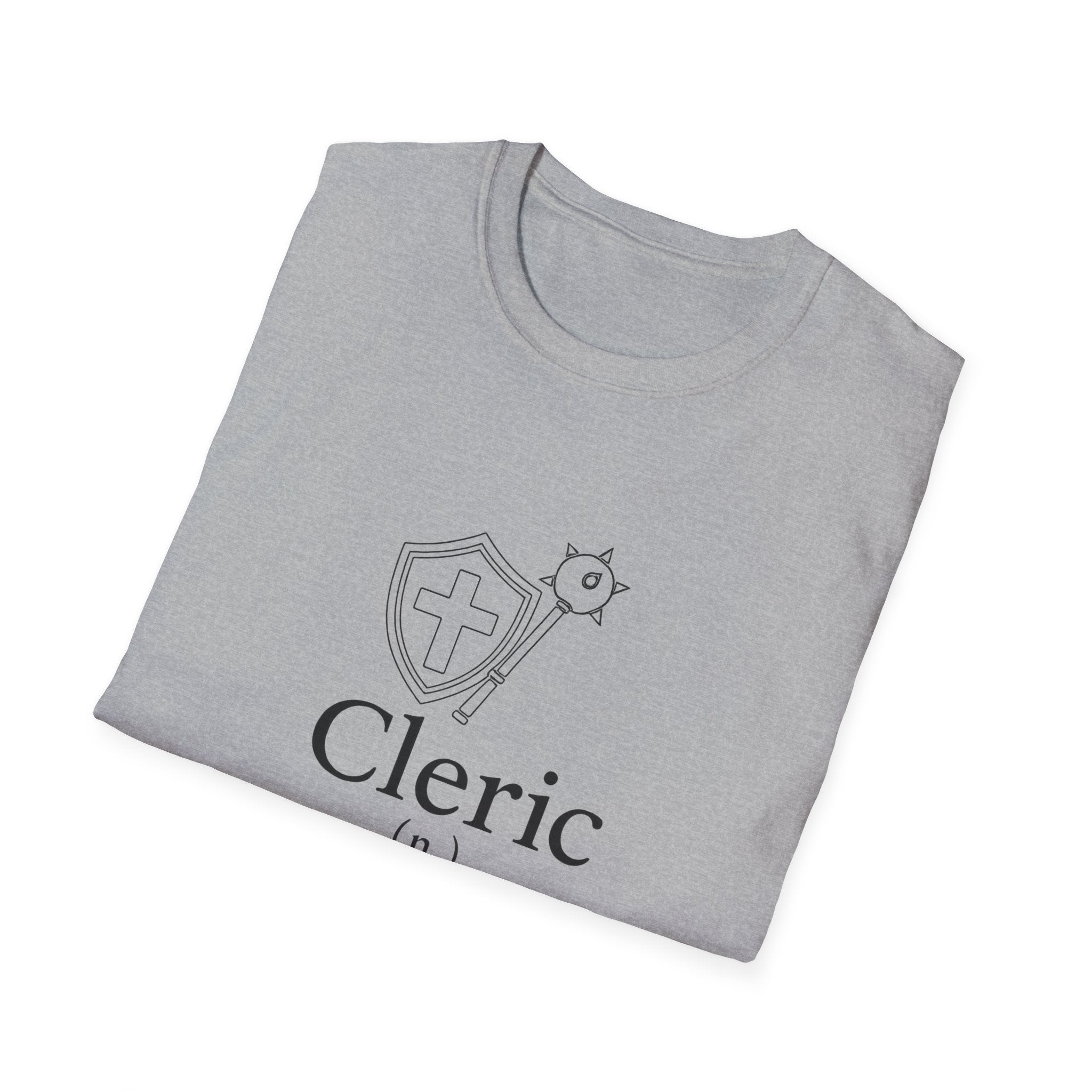 Cleric Class T-Shirt - Funny Dungeons & Dragons Tee
