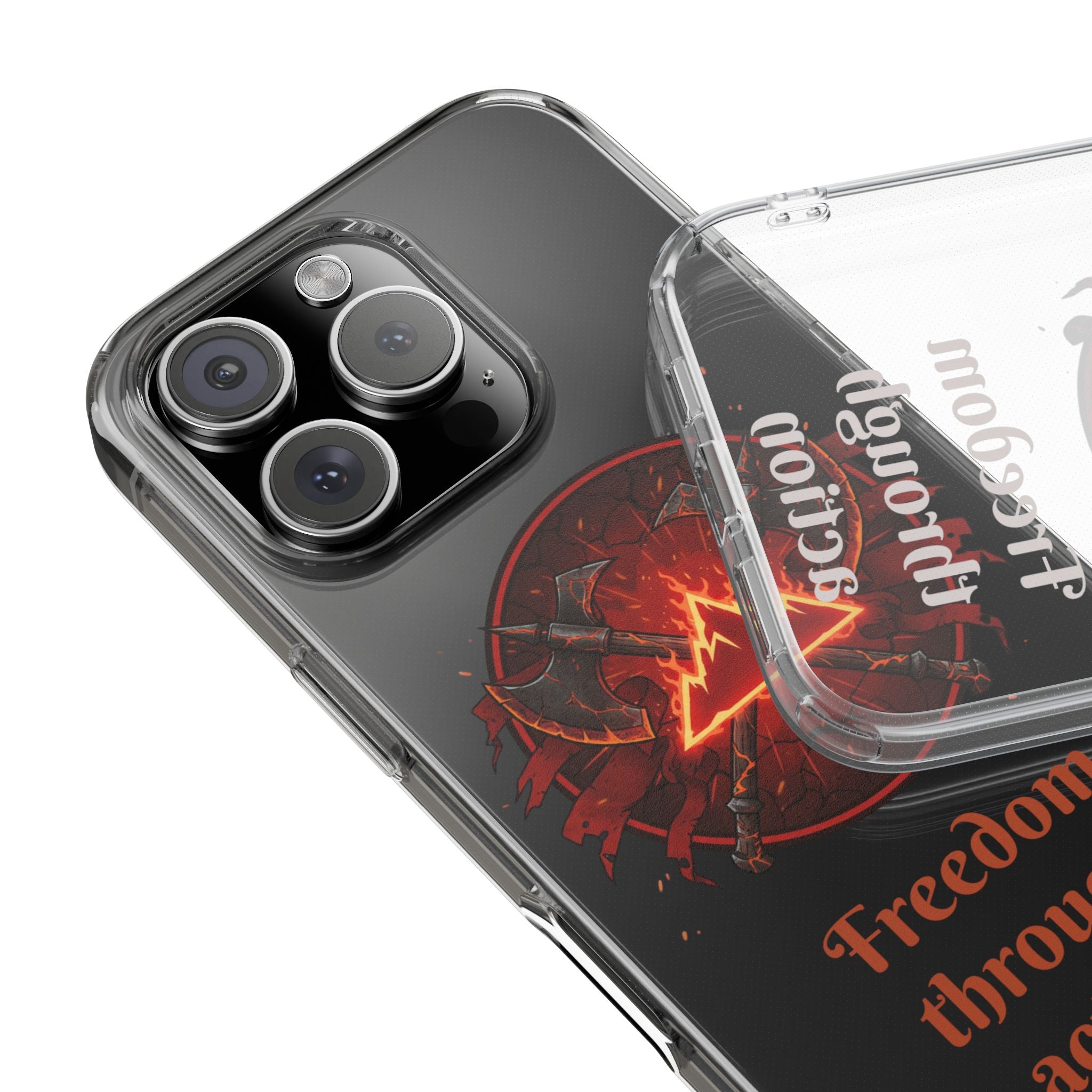 Red Mana Magic The Gathering Inspired Design - Impact-Resistant Phone Case