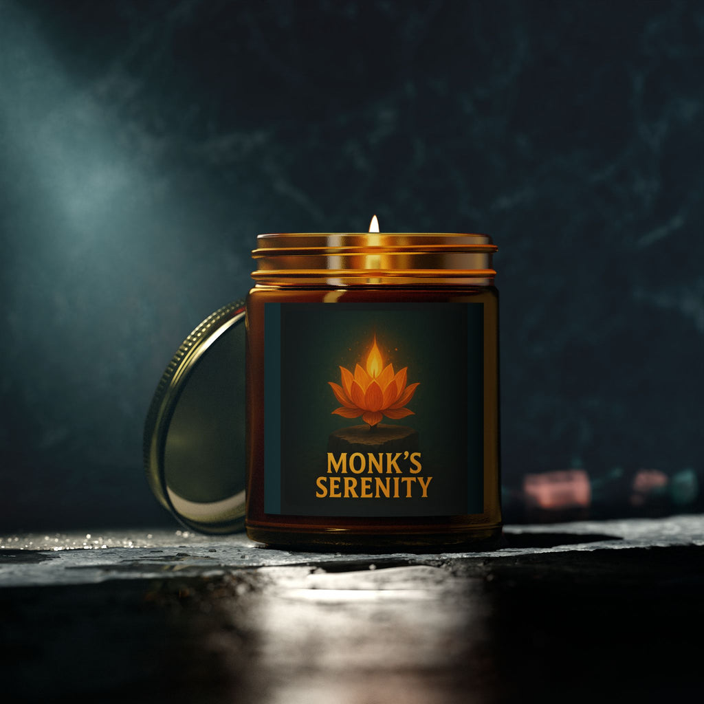 Monk's Serenity Candle - Dungeon & Dragons Inspired Candle