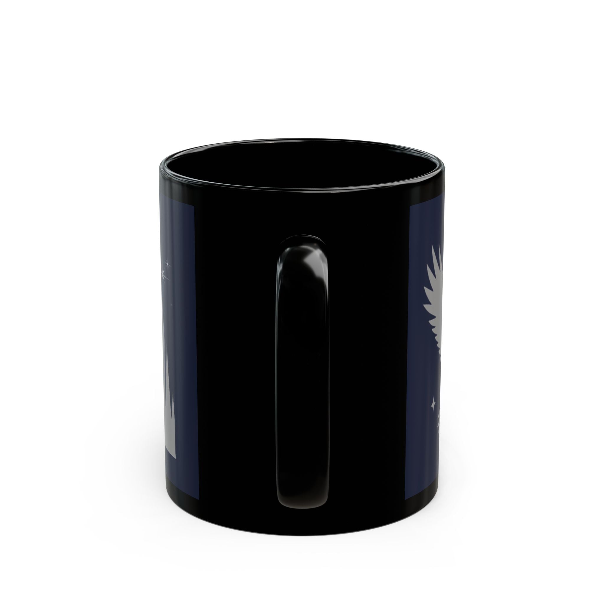 Ravenclaw Castle Starry Night Mug | Black Ceramic 11oz or 15oz