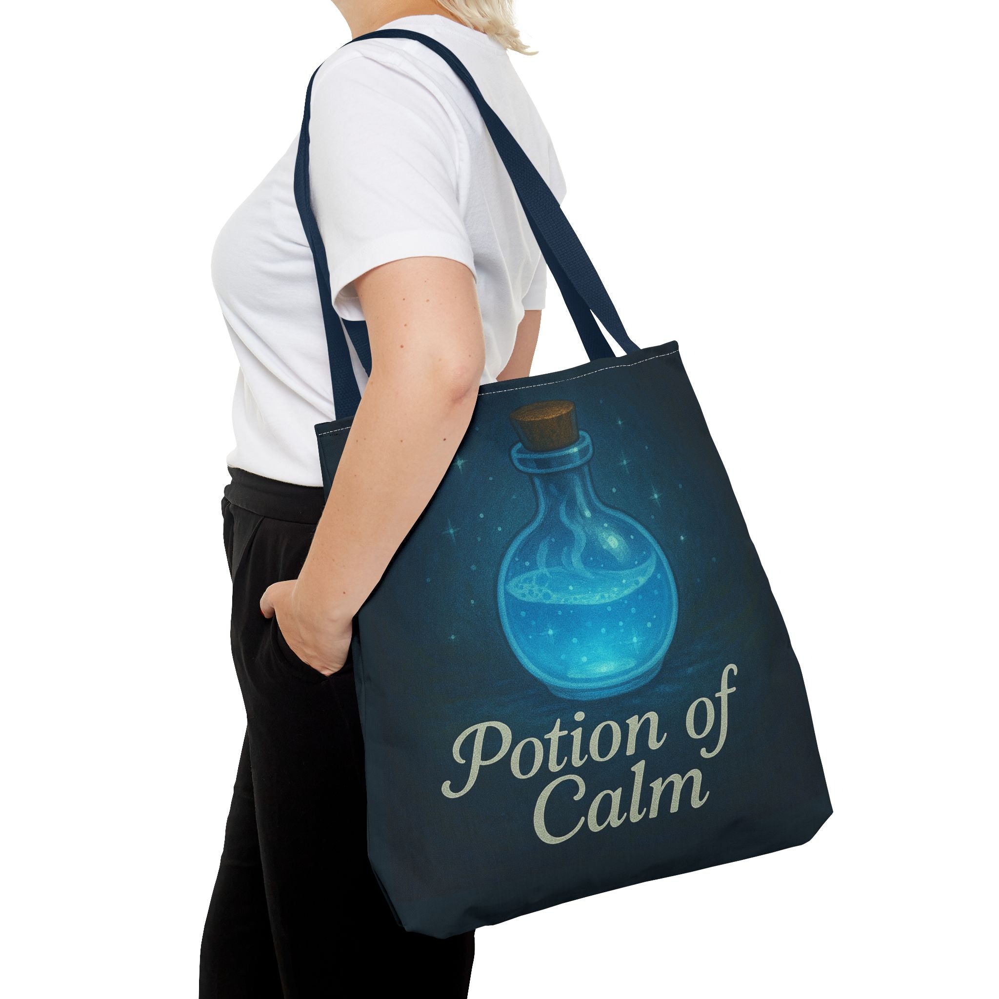 Potion of Calm Tote Bag | D&D Inspired Bag | Fantasy RPG Gift | Witchy Aesthetic Eco Bag, Magical Gift for Relaxation,  Witchy Aesthetic