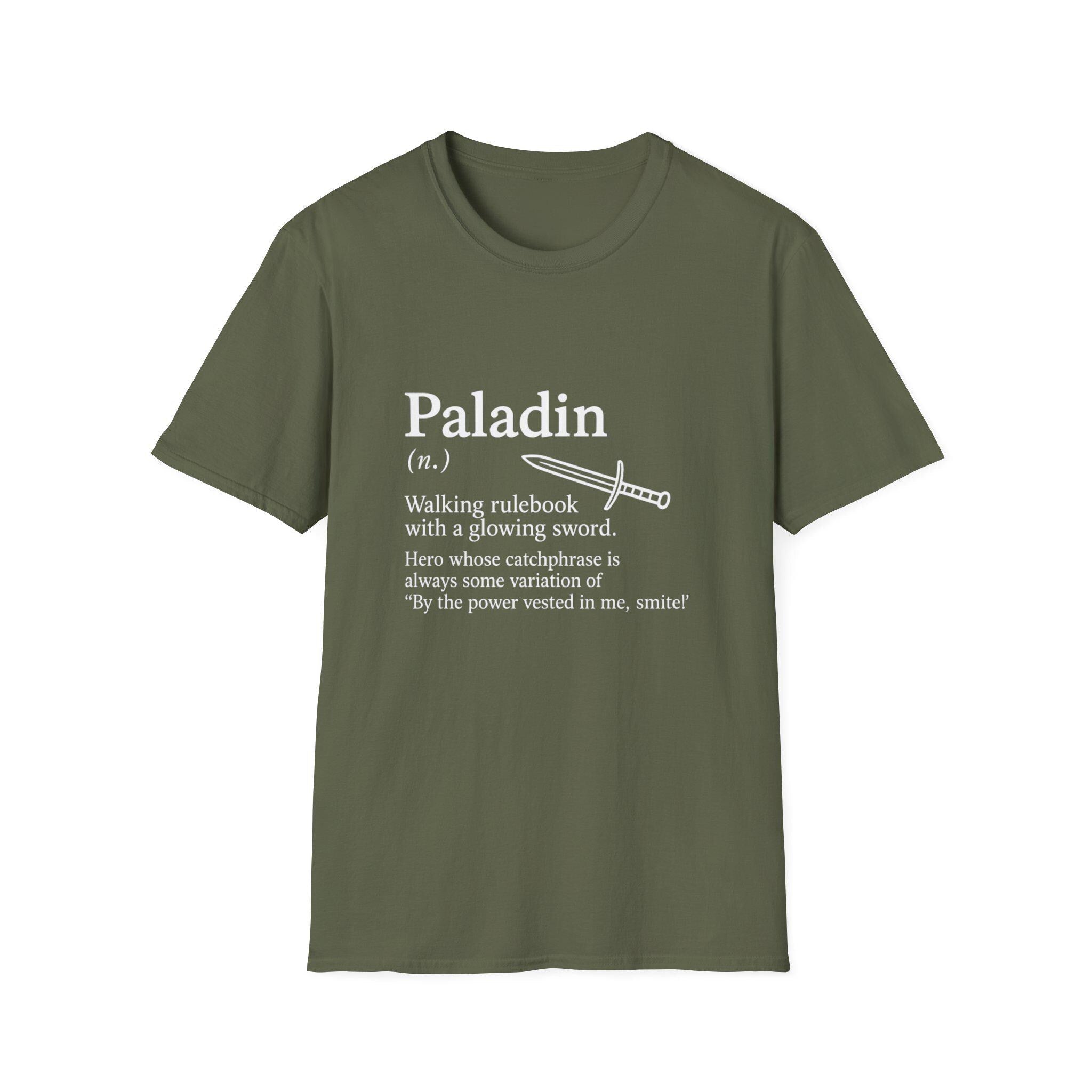 Paladin Class T-Shirt - Funny Dungeons & Dragons Tee