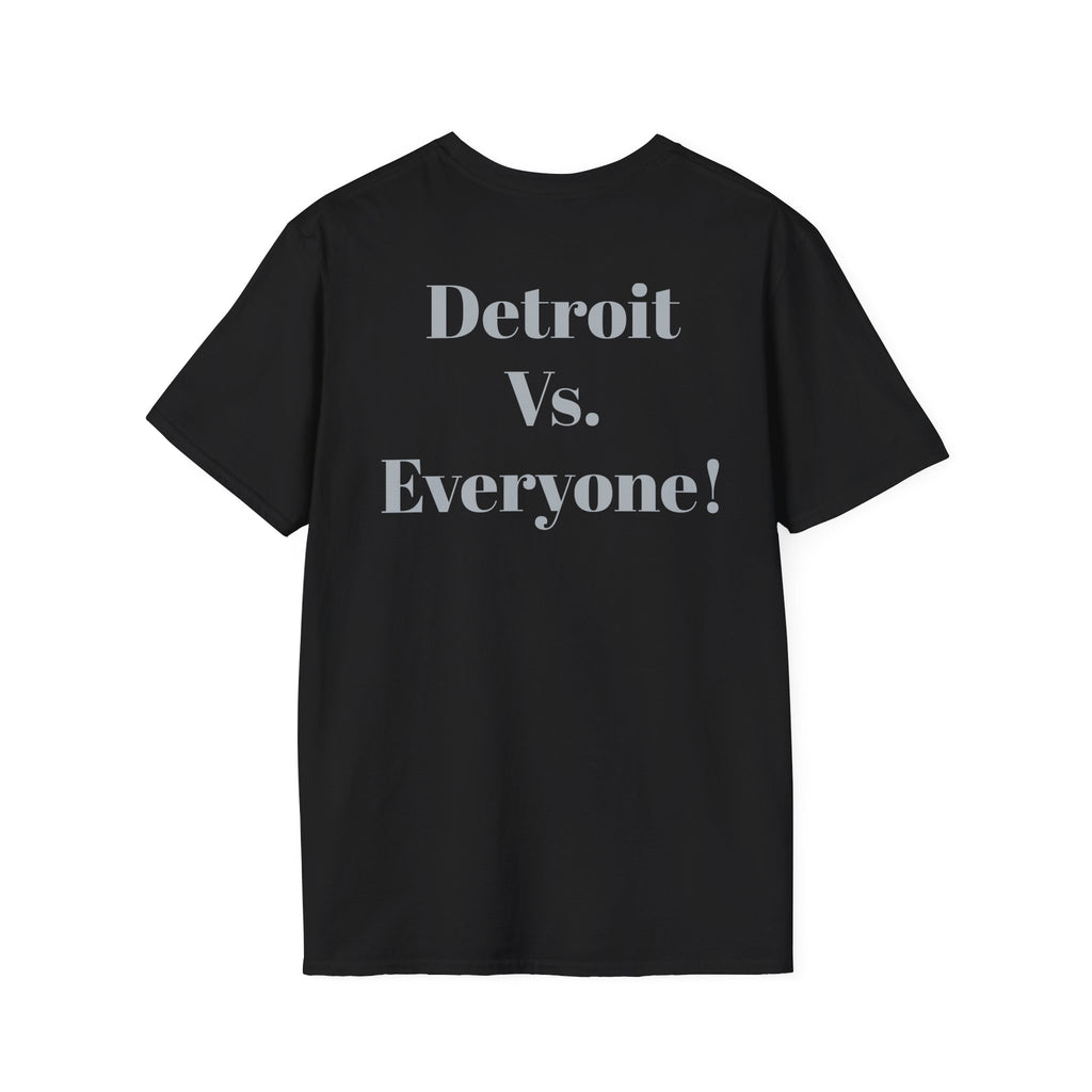 Detroit -Detroit Vs. Everyone- Lions Fan T-Shirt - Lion Mascot