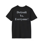 Detroit -Detroit Vs. Everyone- Lions Fan T-Shirt - Lion Mascot