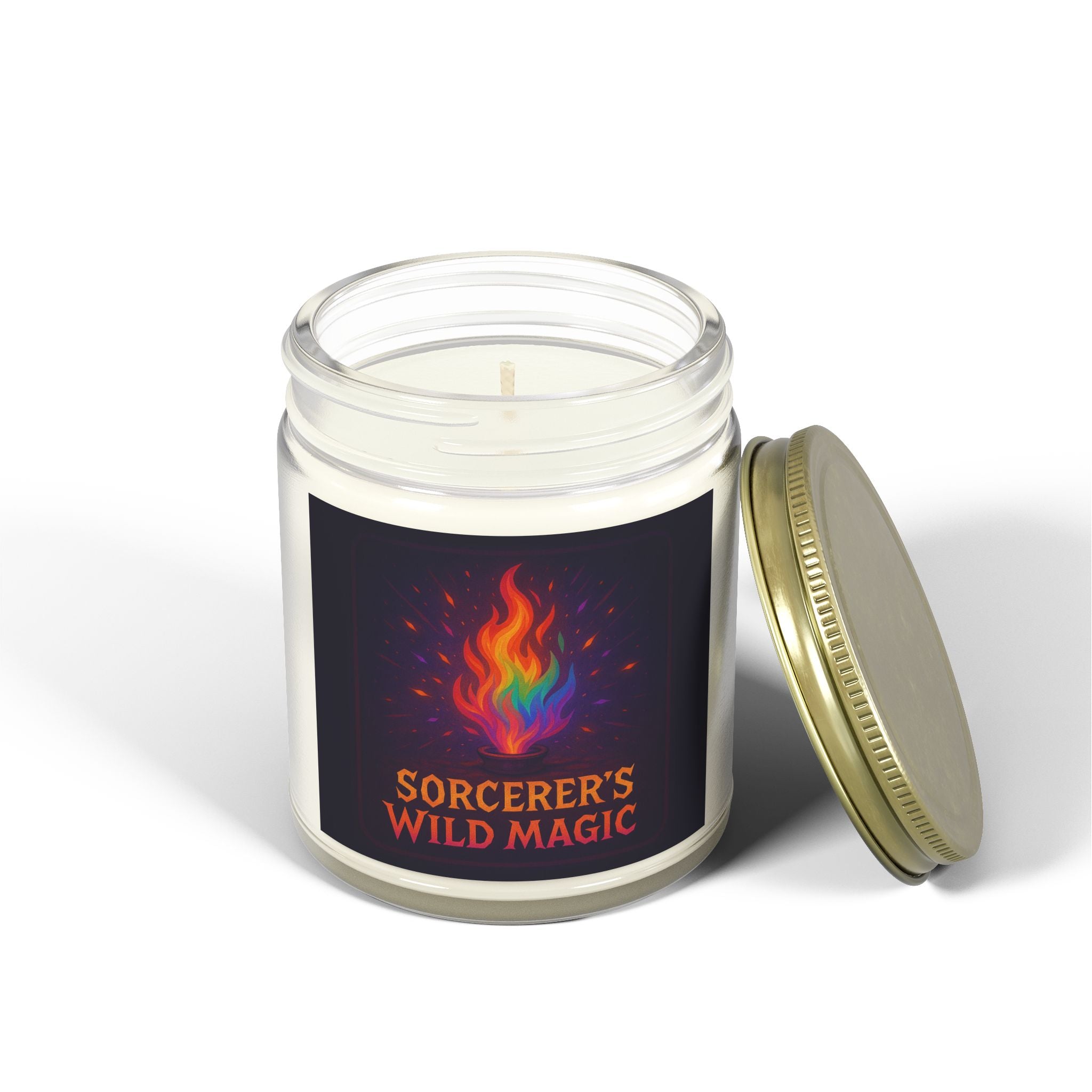 Sorcerer's Wild Magic Candle - Dungeon & Dragons Inspired Candle
