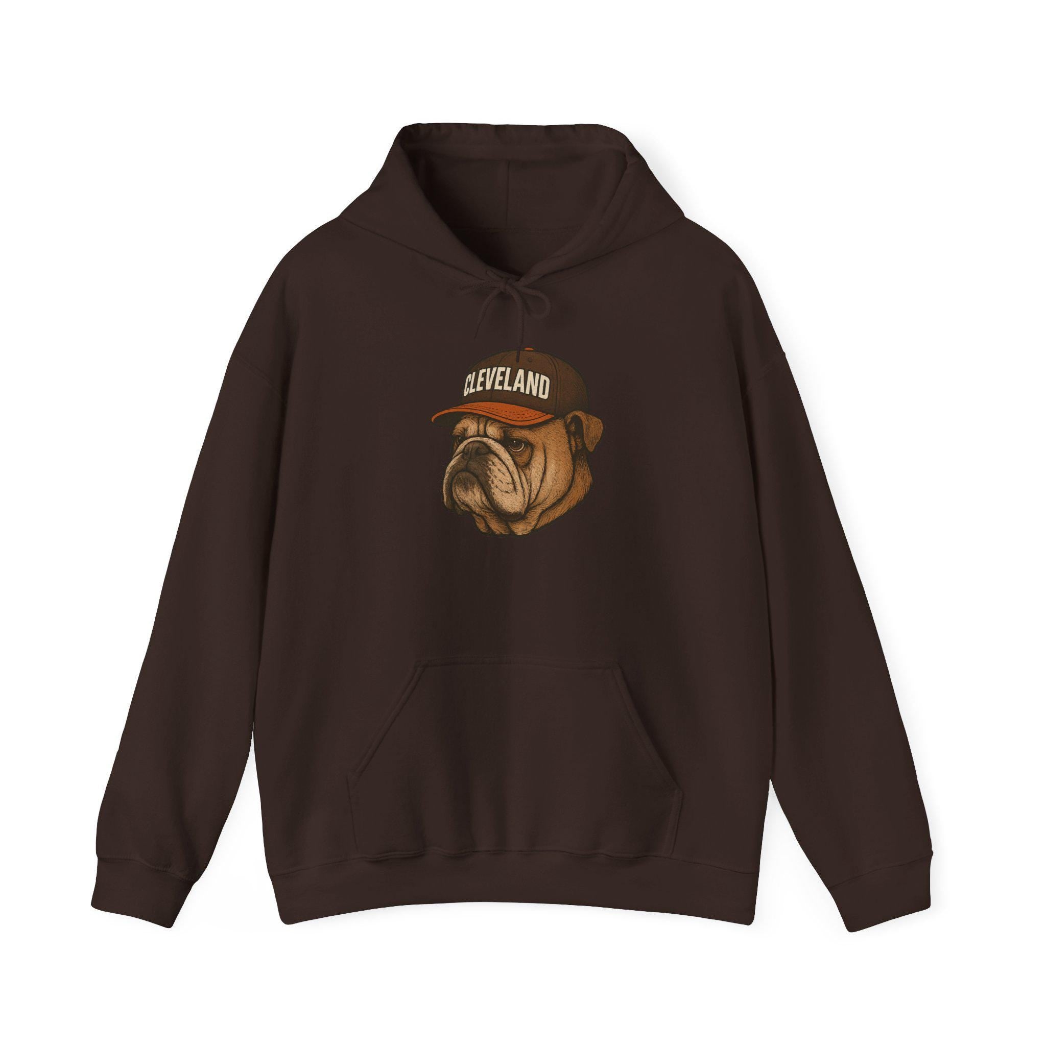 Cleveland "Dawg Pound Forever" Hoodie - Bulldog Mascot - Cleveland Football