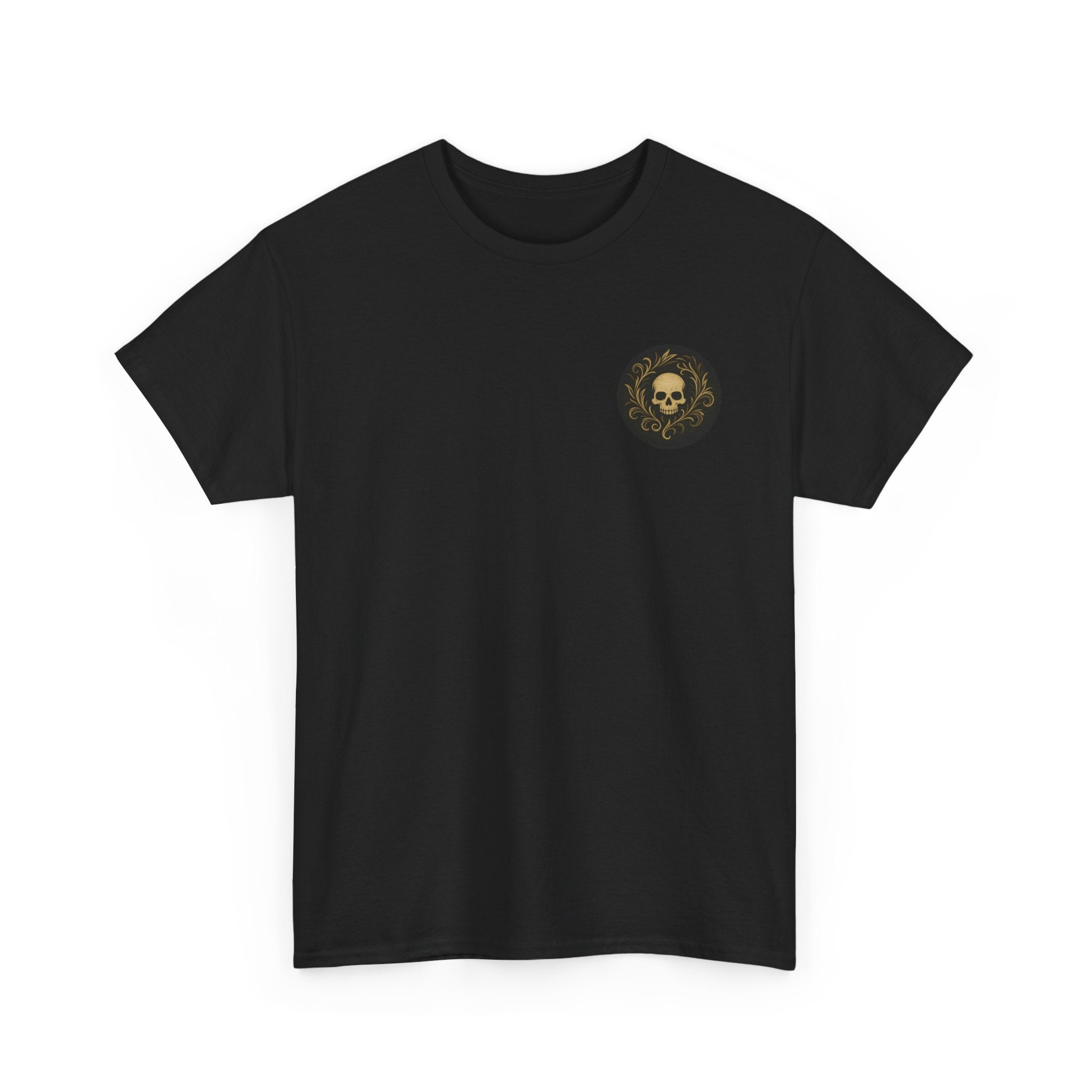 Black Mana Emblem T-Shirt — Ambition • Sacrifice • Dominion • Death