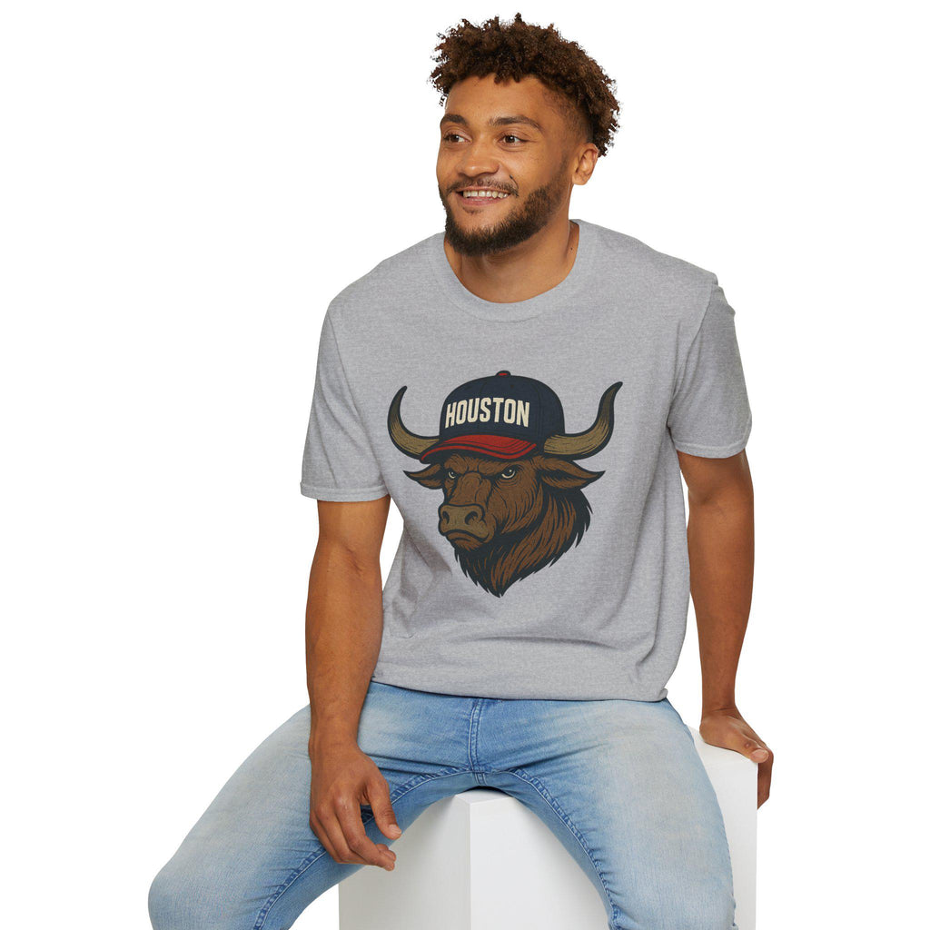 Houston Texans - Battle Red - Fan Shirt - Bull Mascot