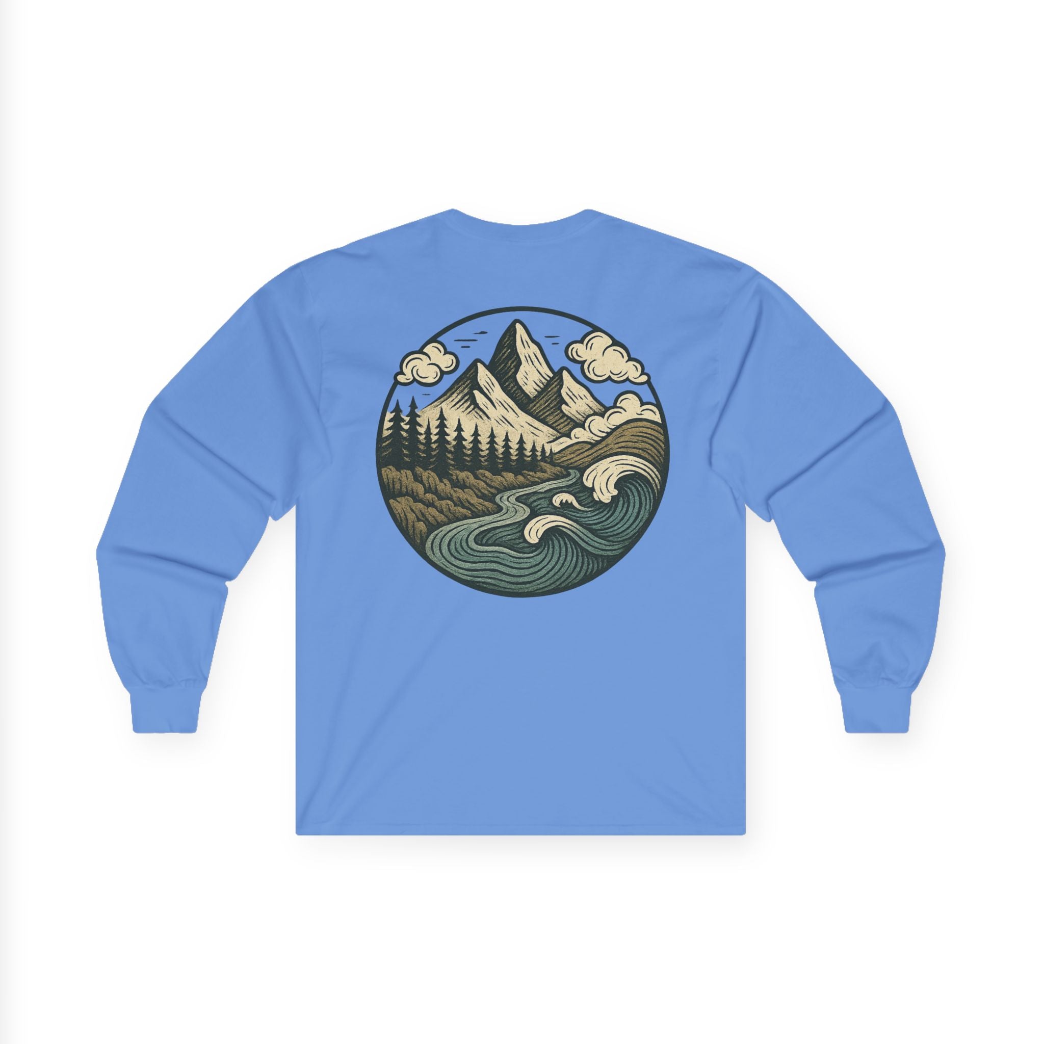 Adventure Long Sleeve Tee, Unisex Outdoors Shirt