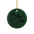 Hogwarts House Crest Ornaments Ceramic Ornament | Slytherin
