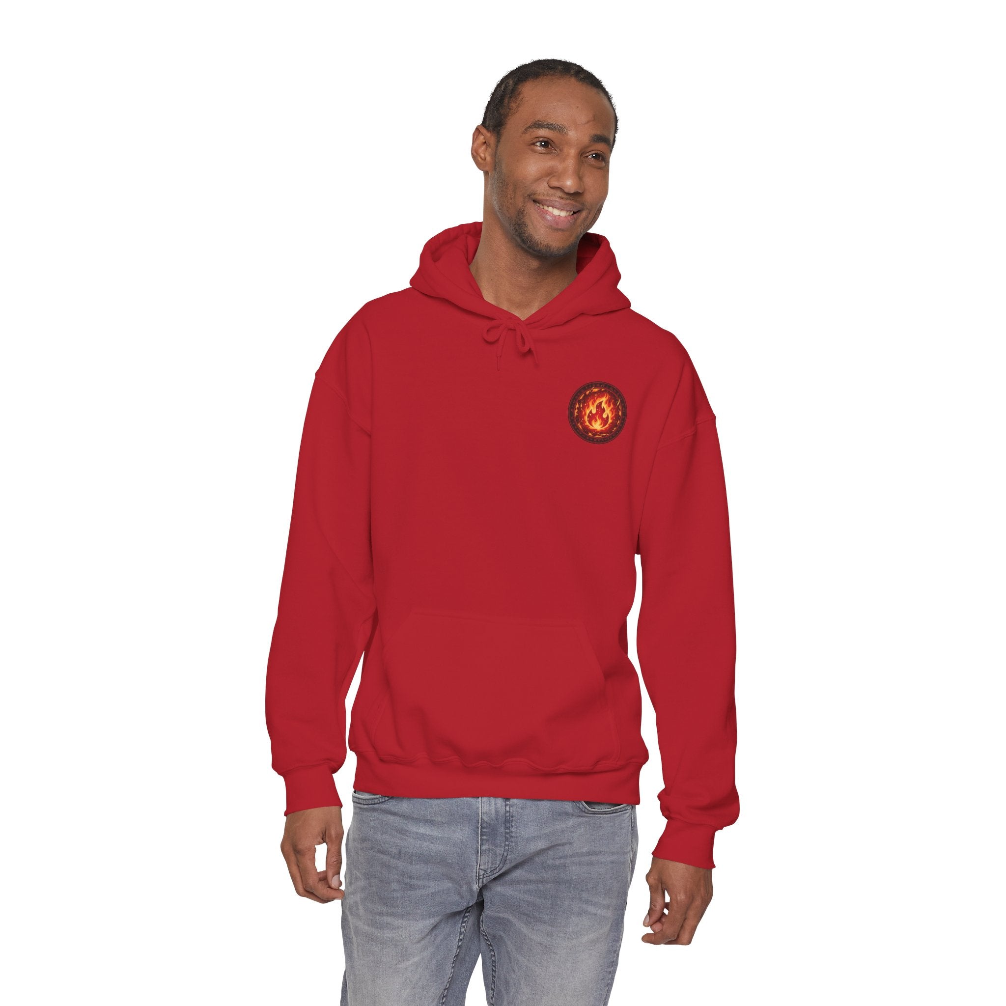 Red Mana Magic: Magic the Gathering Inspired Hoodie