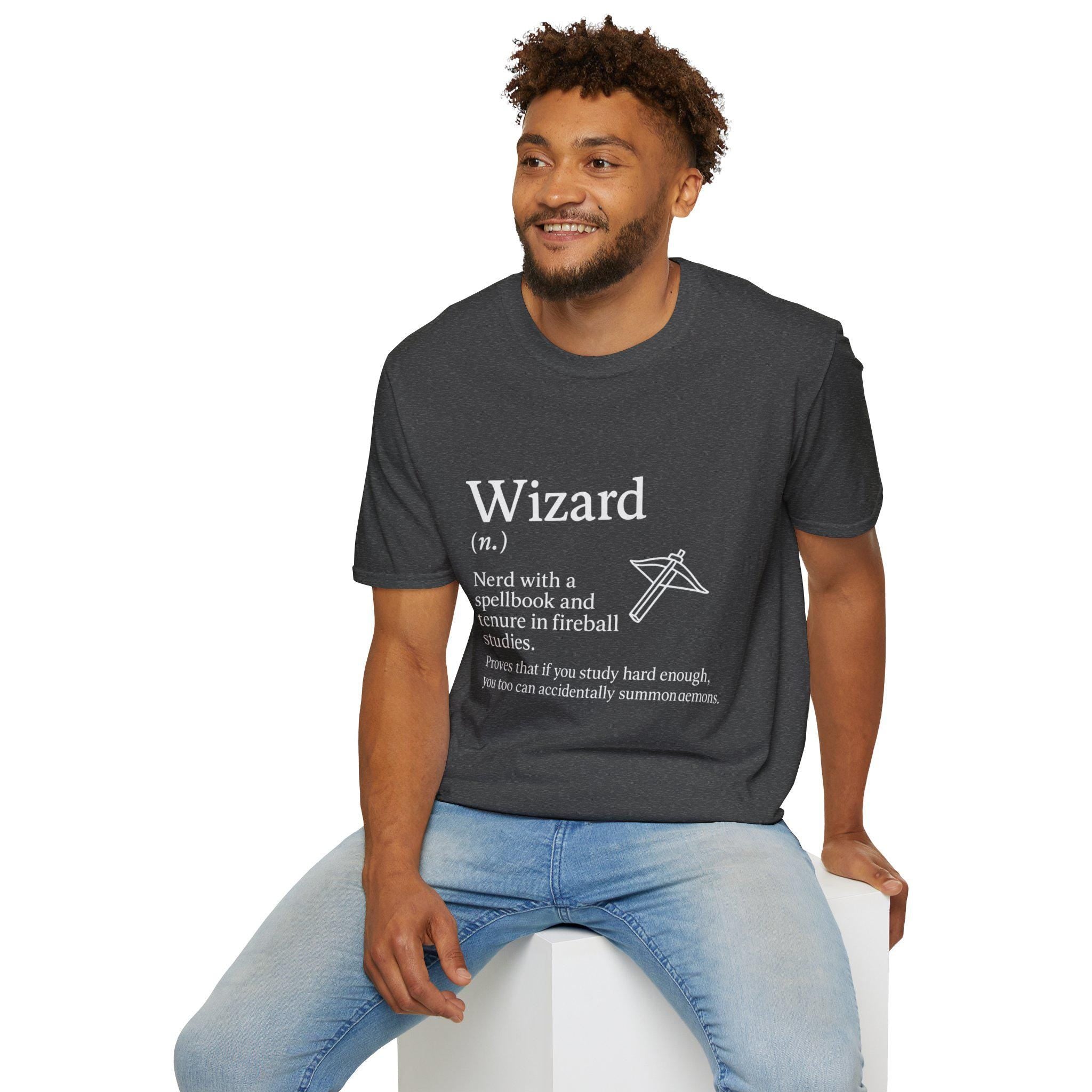 Wizard Class T-Shirt - Funny Dungeons & Dragons Tee