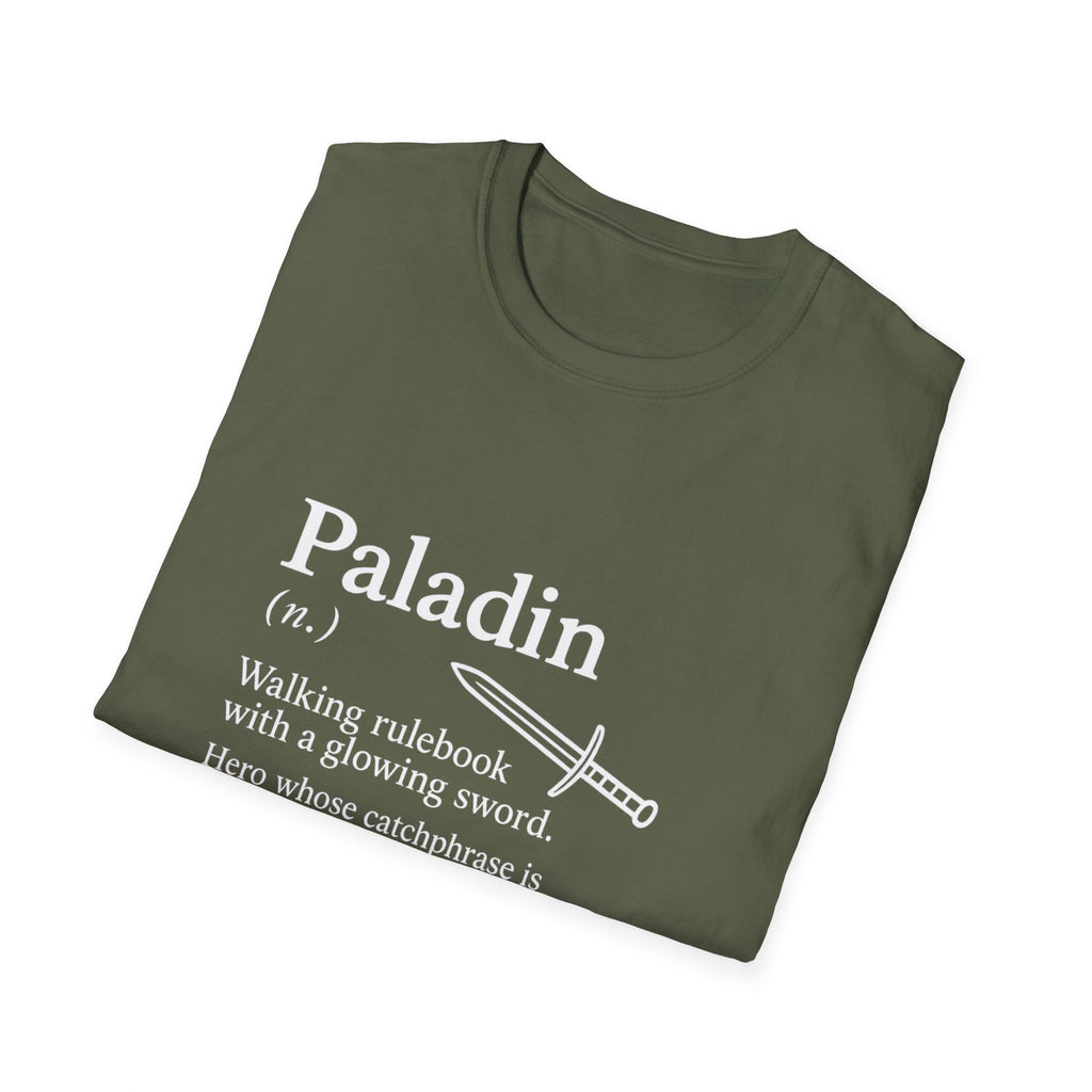 Paladin Class T-Shirt - Funny Dungeons & Dragons Tee