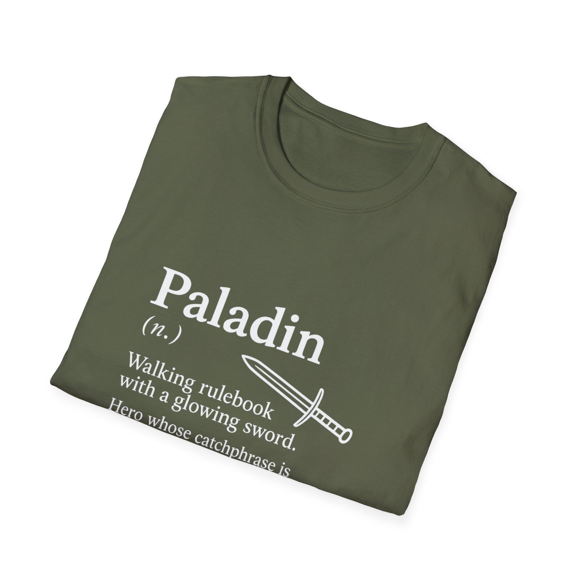 Paladin Class T-Shirt - Funny Dungeons & Dragons Tee
