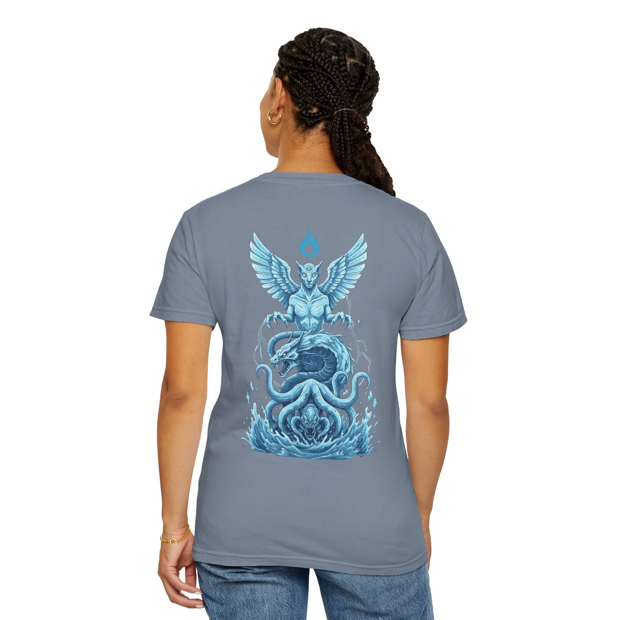 Blue Mana Magic T-shirt — Magic The Gathering Inspired Tee