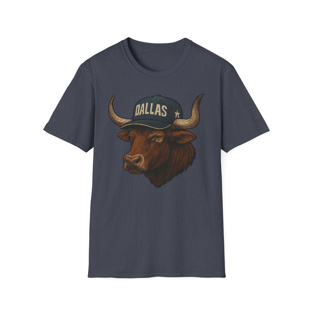 Dallas -Americas Team- T-Shirt - Longhorn Mascot-  Sports Fans