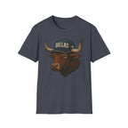 Dallas -Americas Team- T-Shirt - Longhorn Mascot-  Sports Fans