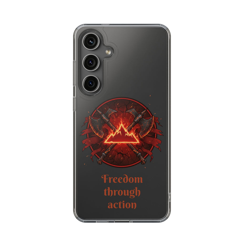 Red Mana Magic The Gathering Inspired Design - Impact-Resistant Phone Case