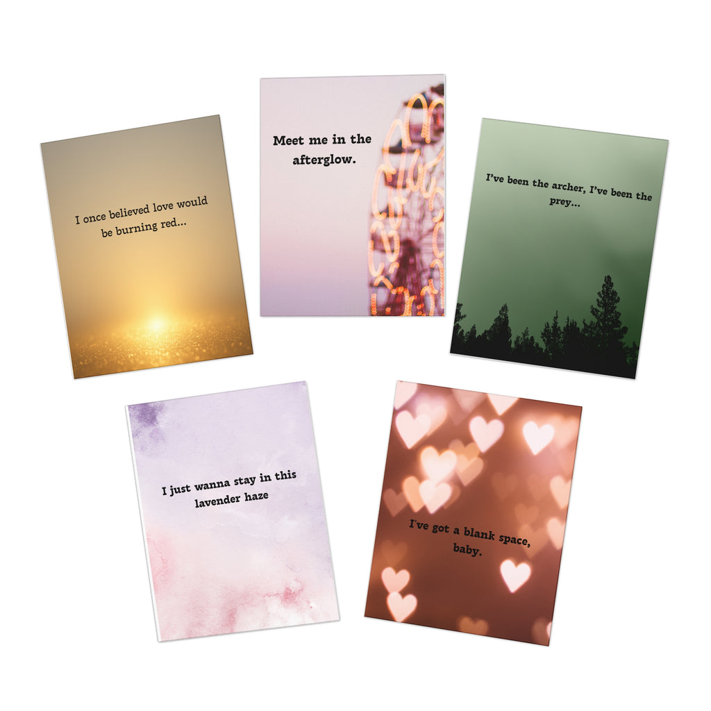 Sassy Swifty-Inspired Greeting Cards — 5-Pack