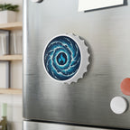 Blue Mana Bottle Opener – Magic the Gathering Inspired | MTG Gift | Gamer Bar Accessory | Tabletop & RPG Drinkware