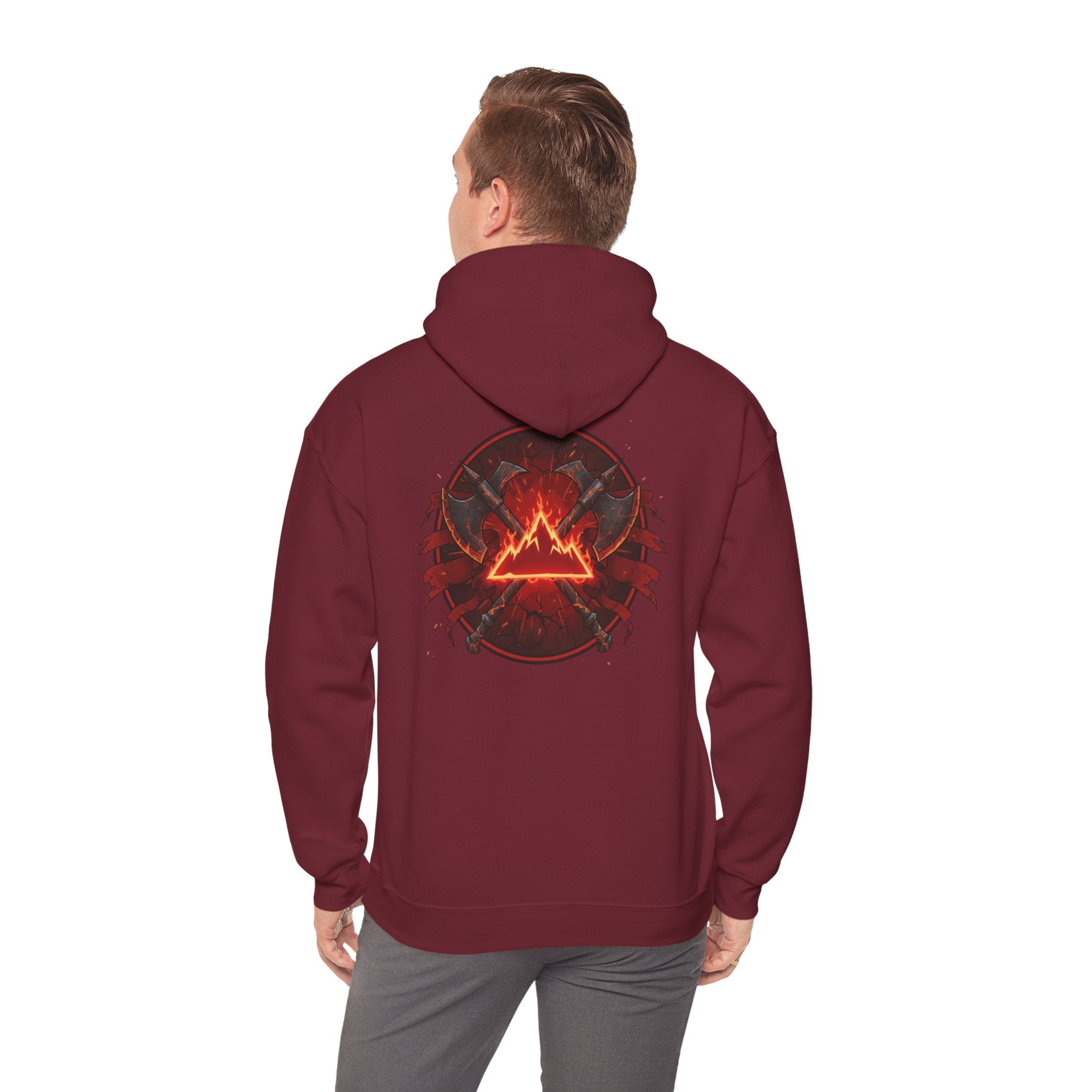 Red Mana Magic The Gathering Inspired Hoodie