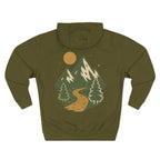 Mountain and Pine Fleece Hoodie