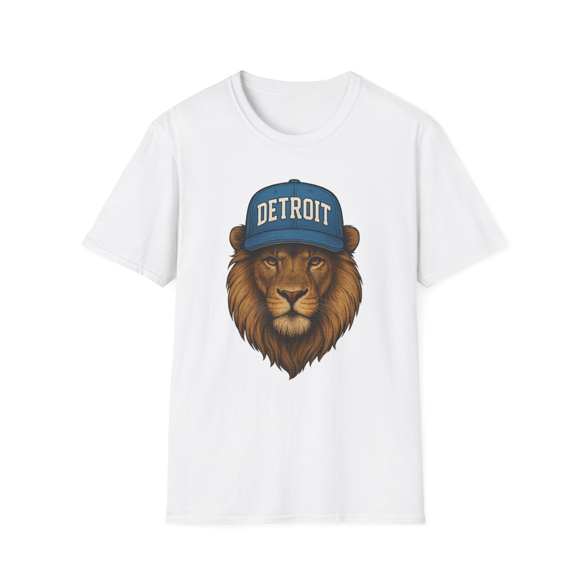Detroit -Detroit Vs. Everyone- Lions Fan T-Shirt - Lion Mascot