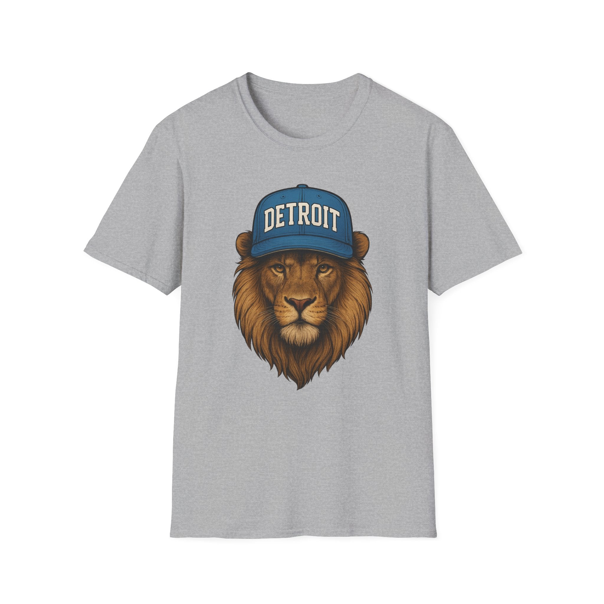 Detroit -Detroit Vs. Everyone- Lions Fan T-Shirt - Lion Mascot