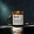 Bard D&D Inspired Candle, RPG Players Gift, Dungeon Master Candle, Coconut Apricot Wax Candle, Fantasy Lover Candle, Scented Candle