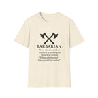 Barbarian Definition T-Shirt - Funny Dungeons and Dragons Tee