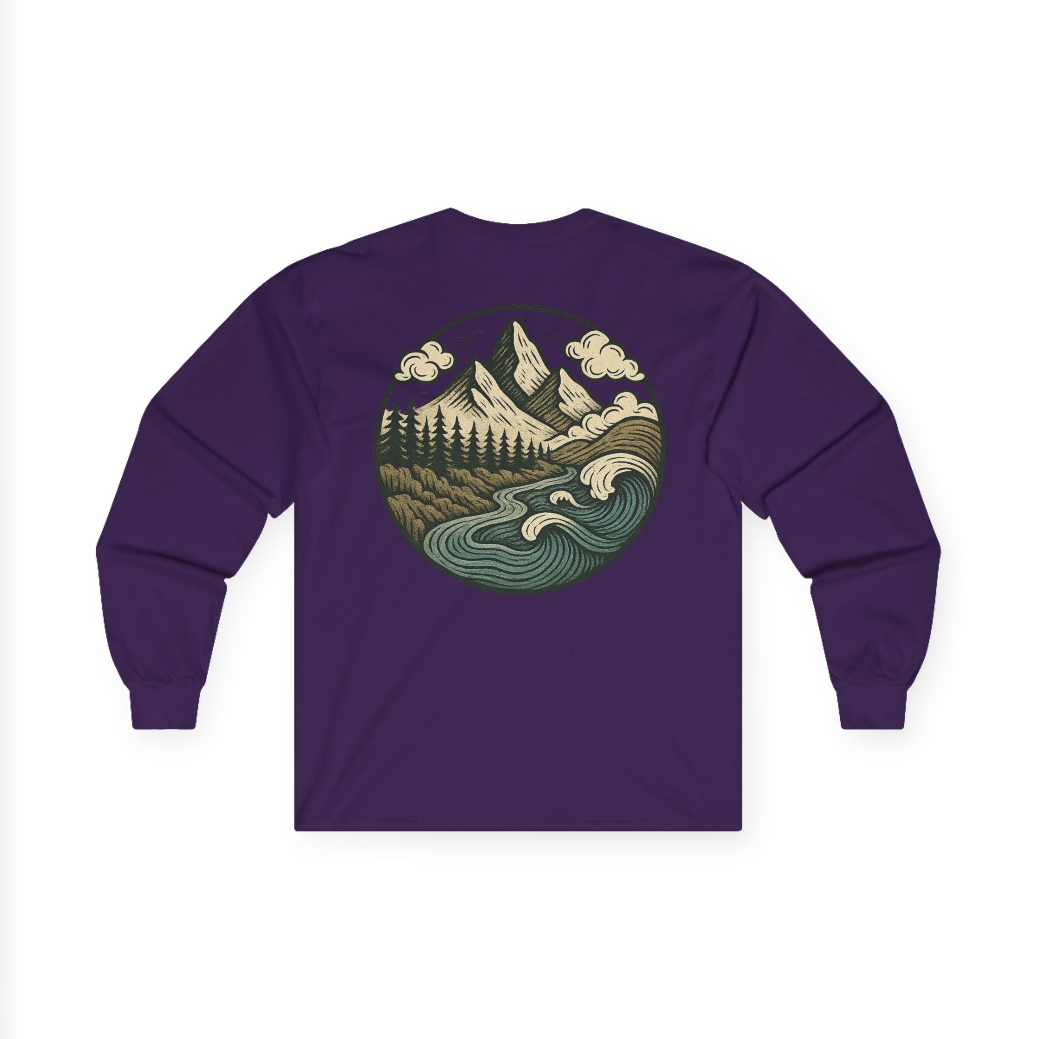 Adventure Long Sleeve Tee, Unisex Outdoors Shirt