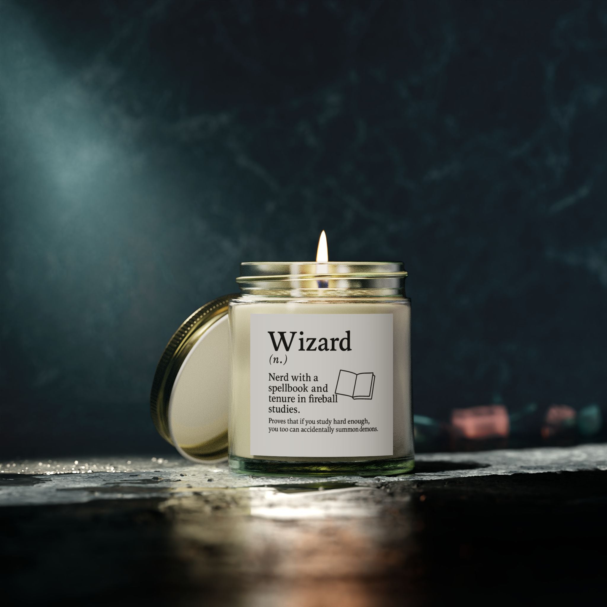 Wizard | Dungeons & Dragons Inspired Candle | Nerd Gift | RPG Candle | Tabletop Gift | Funny Fantasy Decor