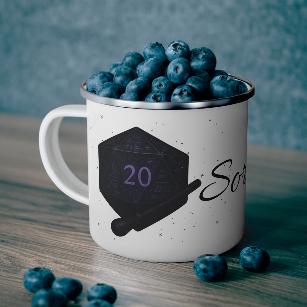 Sorcerer D20 Enamel Mug – Arcane Power Edition