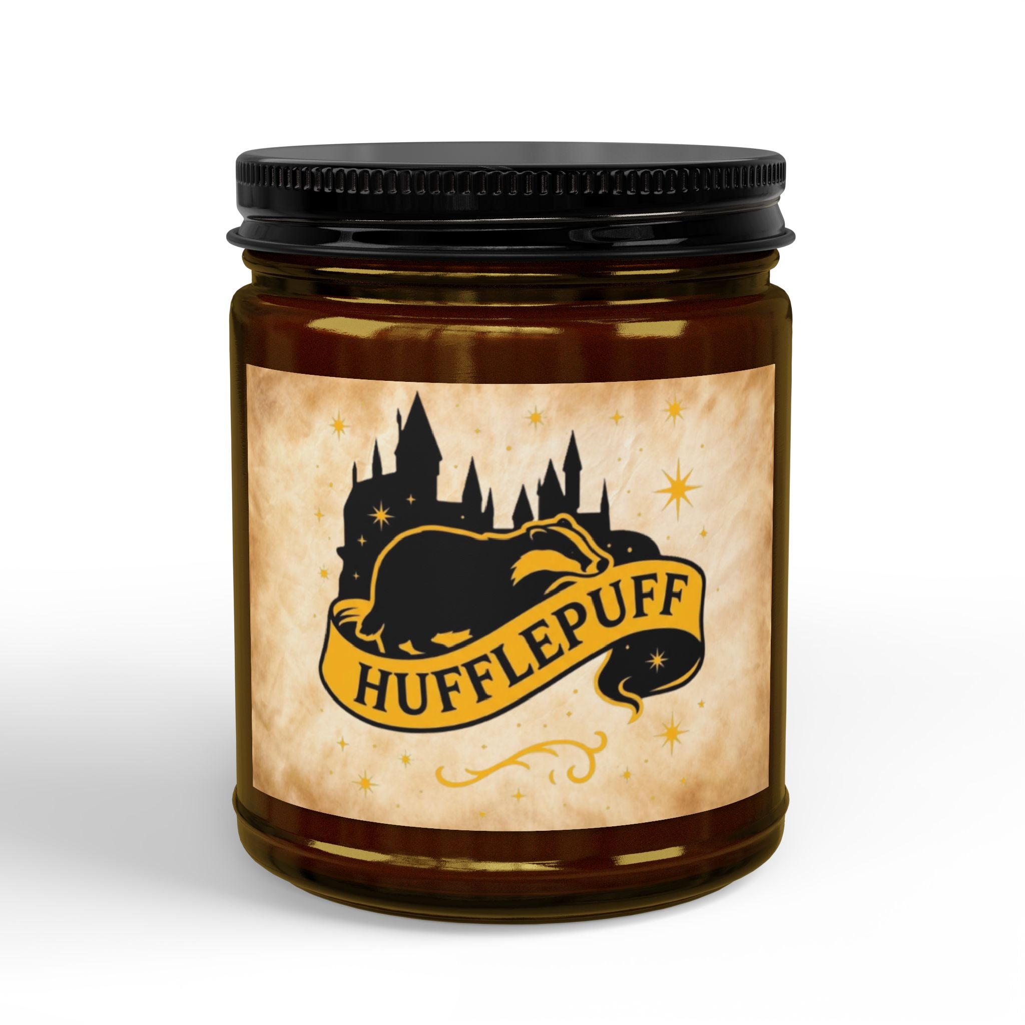 Hufflepuff House Inspired Scented Candle
