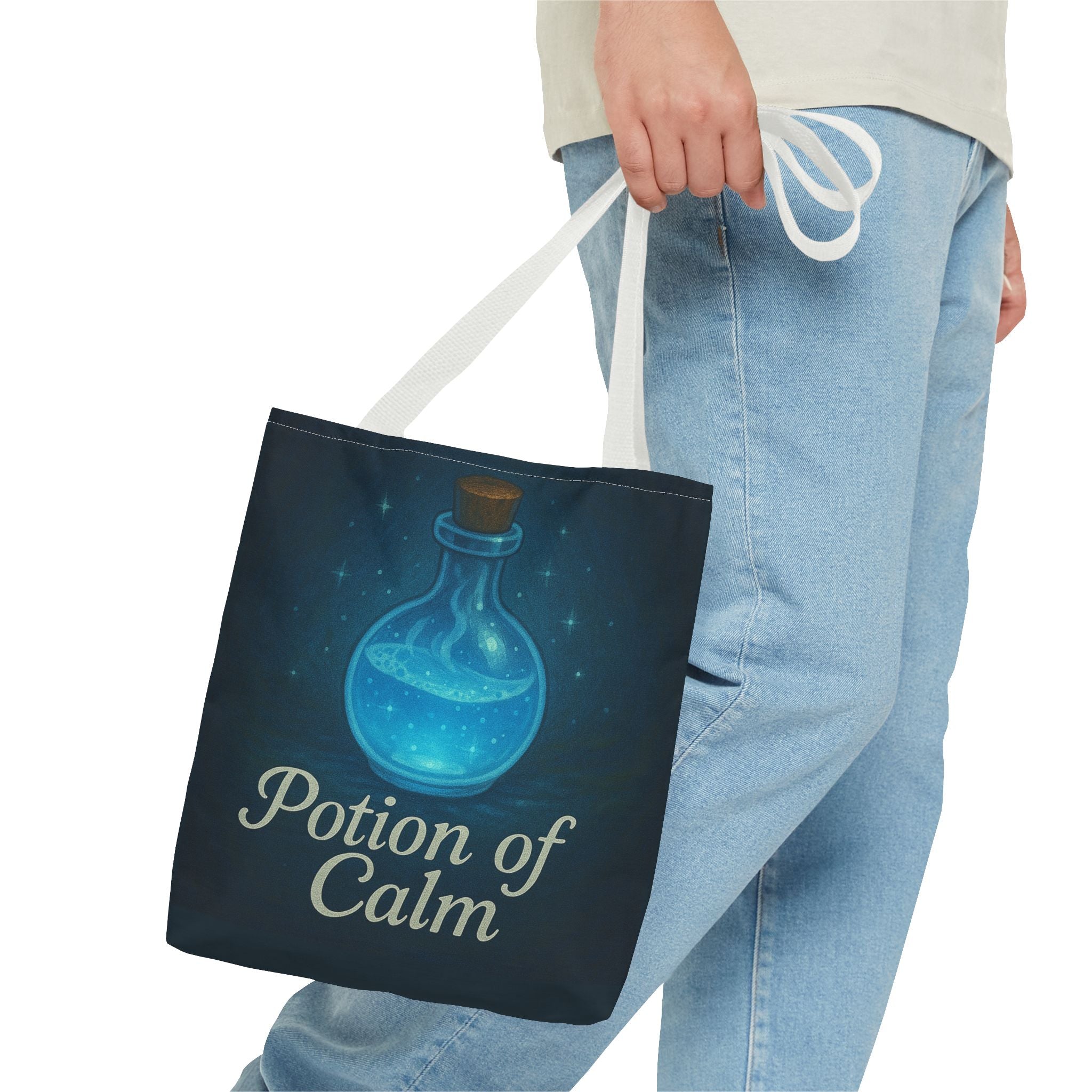 Potion of Calm Tote Bag | D&D Inspired Bag | Fantasy RPG Gift | Witchy Aesthetic Eco Bag, Magical Gift for Relaxation,  Witchy Aesthetic