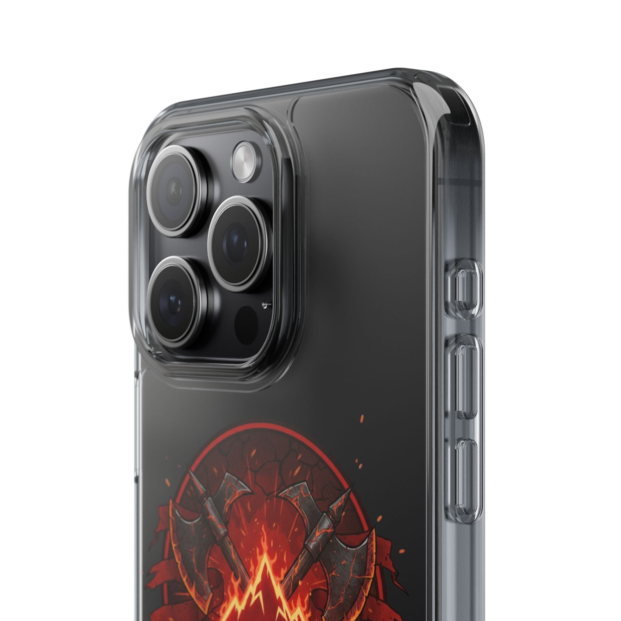Red Mana Magic The Gathering Inspired Design - Impact-Resistant Phone Case