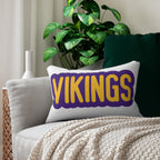 Vikings Throw Pillow - Purple & Gold Football Fan Cushion, Game Day Home Décor, Gift for Sports Lovers, Team Spirit