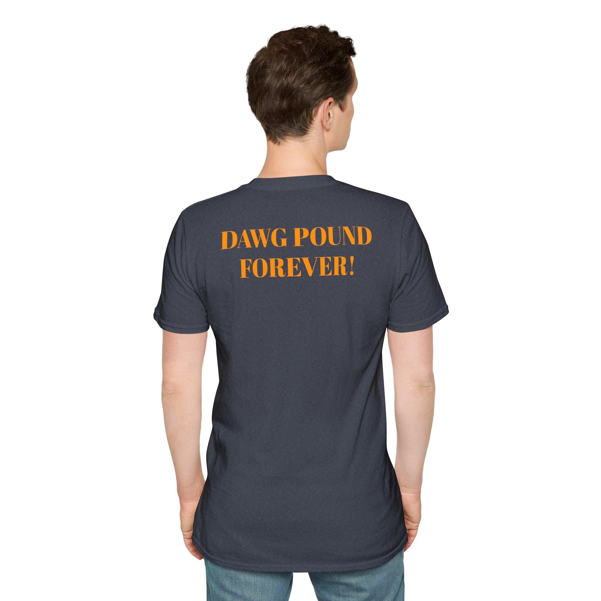 Cleveland -Dawg Pound Forever- Fan T-Shirt - Bulldog MascotCleveland Bulldog T-Shirt