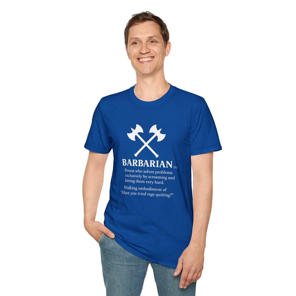 Barbarian Definition T-Shirt - Funny Dungeons and Dragons Tee