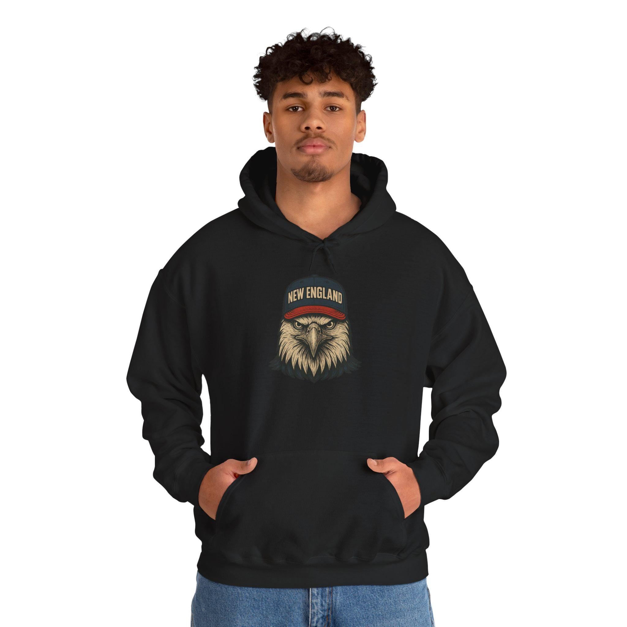 New England "We Are All Patriots" - Eagle Mascot - New England Football