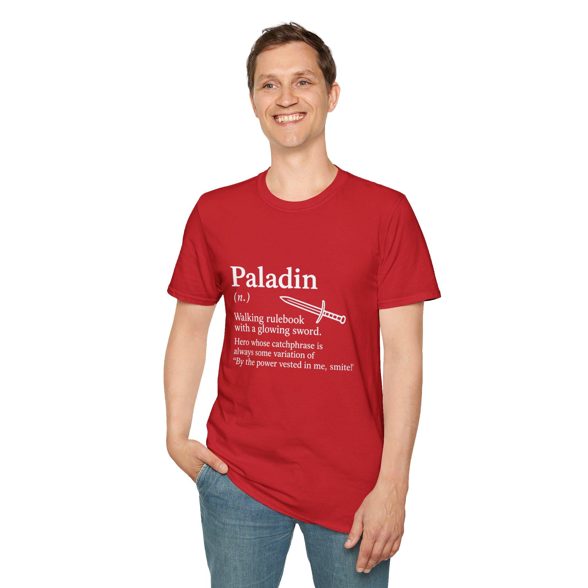 Paladin Class T-Shirt - Funny Dungeons & Dragons Tee