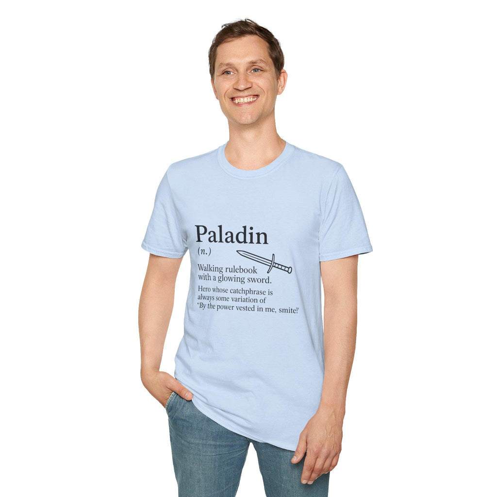 Paladin Class T-Shirt - Funny Dungeons & Dragons Tee