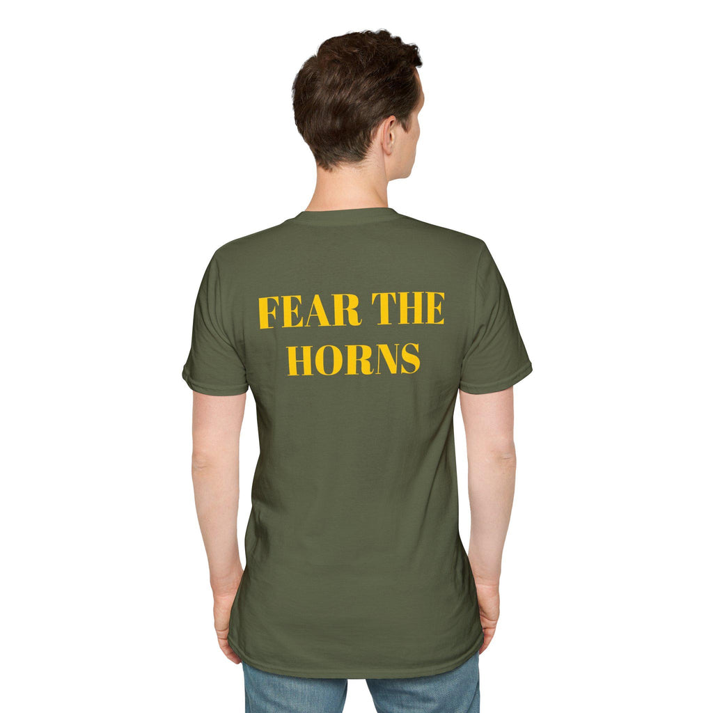 Los Angeles Rams -Fear the Horns- T-Shirt - Ram Mascot - LA Ram Graphic Tee,