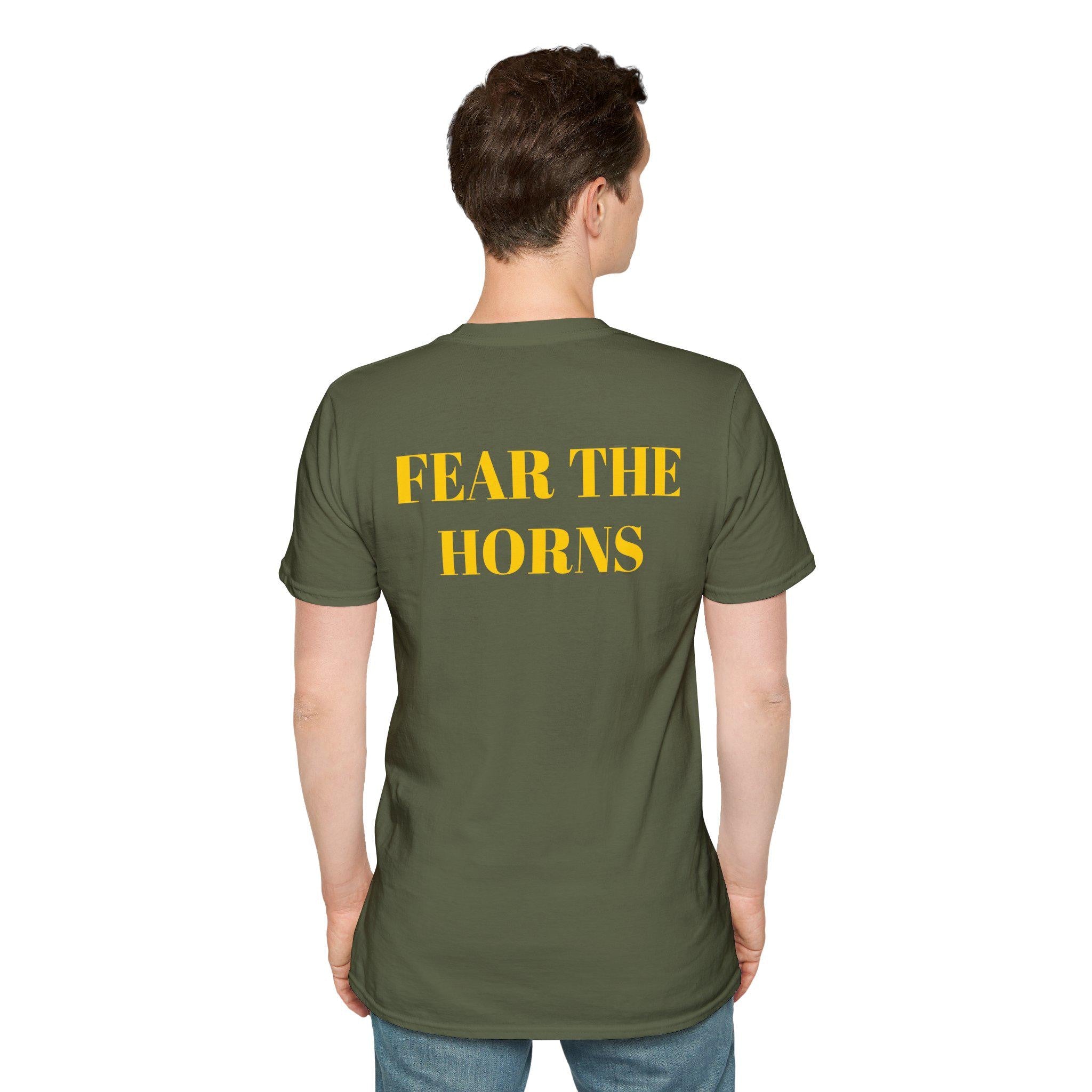 Los Angeles Rams -Fear the Horns- T-Shirt - Ram Mascot - LA Ram Graphic Tee,