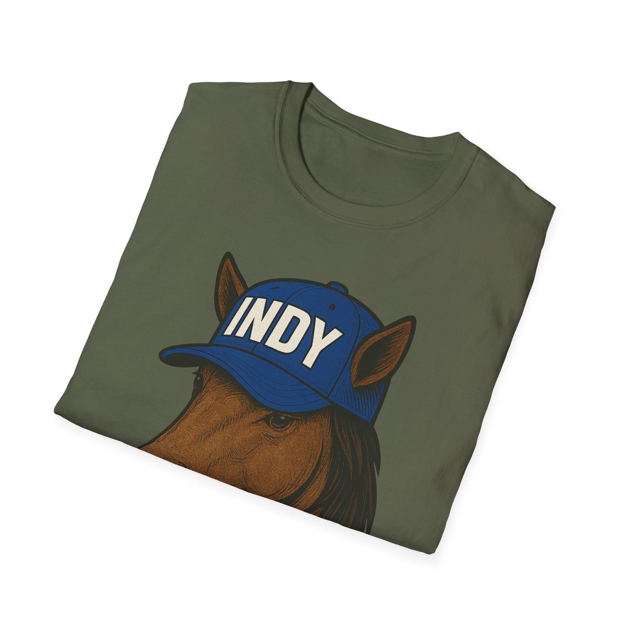 Indianapolis Colts -Stampede Ahead- Fan T-Shirt - Horse Mascot -