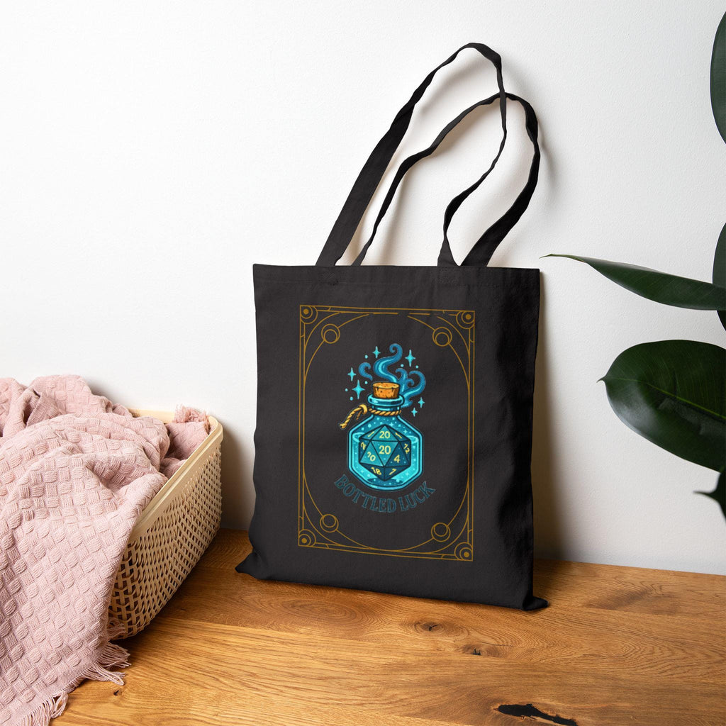 D&D Potion Bottle Canvas Tote Bag: RPG Gamer Gift