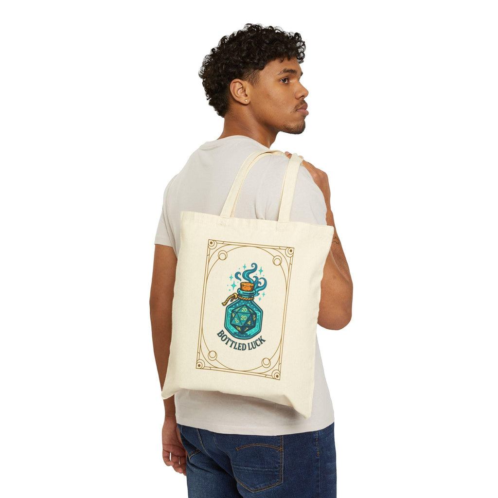 D&D Potion Bottle Canvas Tote Bag: RPG Gamer Gift