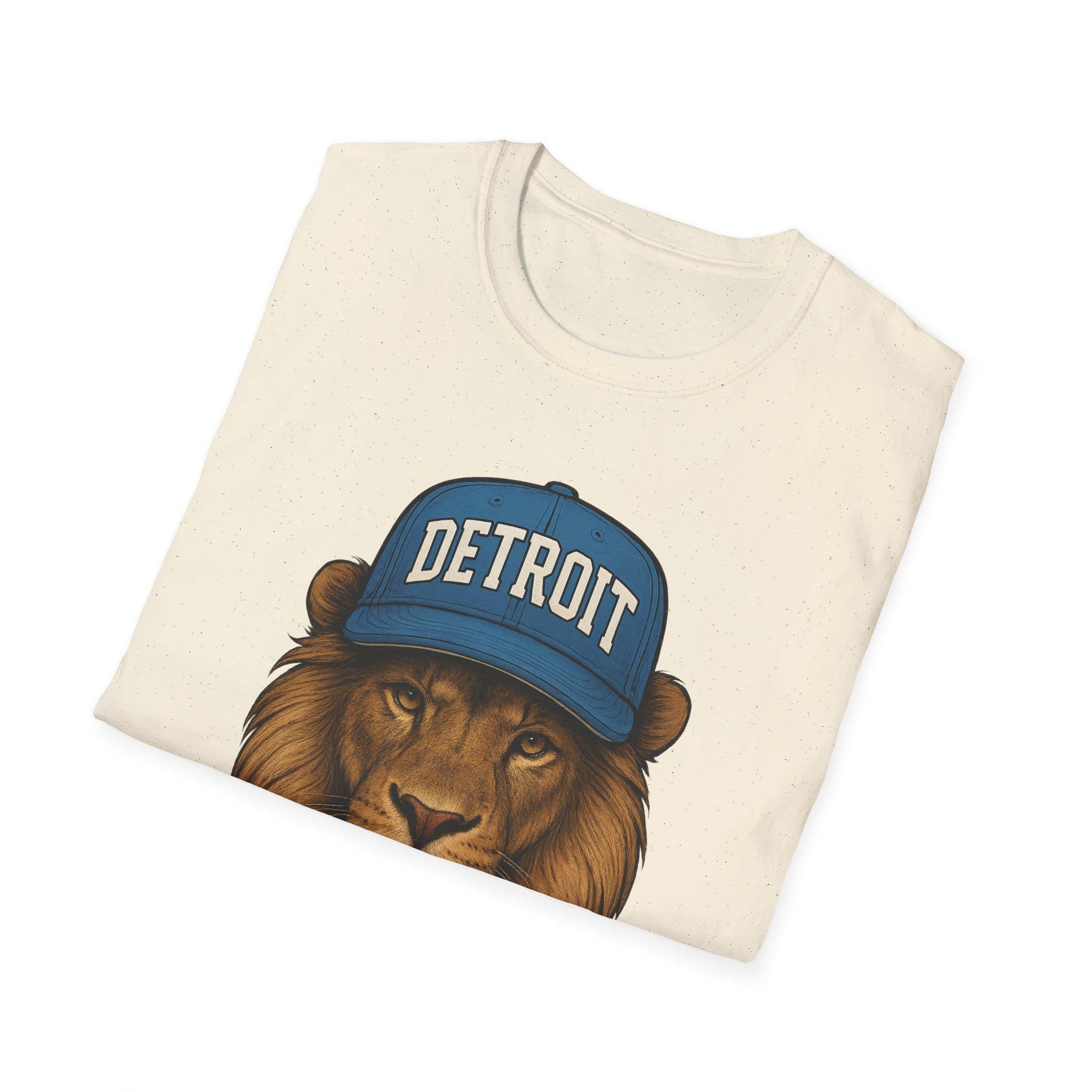 Detroit -Detroit Vs. Everyone- Lions Fan T-Shirt - Lion Mascot
