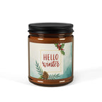 Cozy Winter Scented Soy Candle, Relaxing Candle for Home Decor, Gift for Her, Holiday Gift, Eco-Friendly Candle